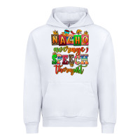 White nacho average speech therapist Urban Hoodie - AdoDesignShop