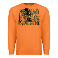 Carrot Even in the midst of my storm afro woman Premium Sweatshirt - RanaPortraitStore