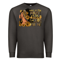 Smoke Even in the midst of my storm afro woman Premium Sweatshirt - RanaPortraitStore