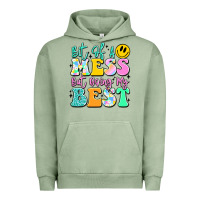 Pigment Oil Green bit of a mess but doing my best Urban Hoodie - JahusDesignShop