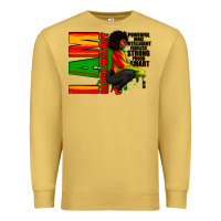 I Am Black History Afro American Woman Premium Sweatshirt | Teevron