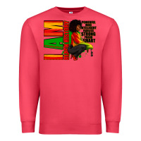 Cardinal I am black history Afro American woman Premium Sweatshirt - RanaPortraitStore