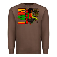 Chestnut I am black history Afro American woman Premium Sweatshirt - RanaPortraitStore