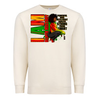 Sandshell I am black history Afro American woman Premium Sweatshirt - RanaPortraitStore