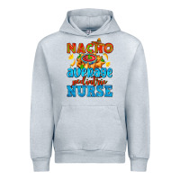 Heather Grey nacho average pediatric nurse   with nacho Urban Hoodie - AdoDesignShop