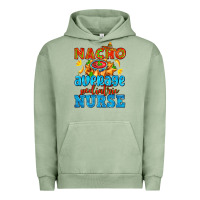 Pigment Oil Green nacho average pediatric nurse   with nacho Urban Hoodie - AdoDesignShop