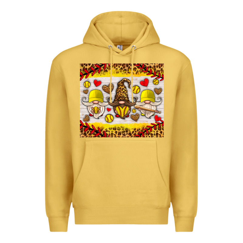 Softball Gnome Premium Hoodie by HRA Design Shop | Teevron