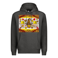 Charcoal Heather softball gnome Premium Hoodie - HRA Design Shop