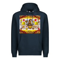 Navy softball gnome Premium Hoodie - HRA Design Shop