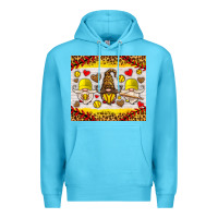 Ocean Blue softball gnome Premium Hoodie - HRA Design Shop