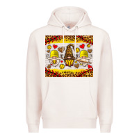 Pale Pink softball gnome Premium Hoodie - HRA Design Shop