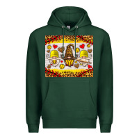 Sports Green softball gnome Premium Hoodie - HRA Design Shop