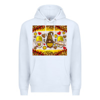 White softball gnome Premium Hoodie - HRA Design Shop