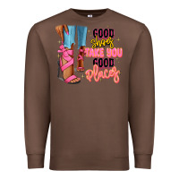 Chestnut Good shoes take you to good places black fashion g Premium Sweatshirt - RanaPortraitStore