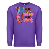 Purple Good shoes take you to good places black fashion g Premium Sweatshirt - RanaPortraitStore