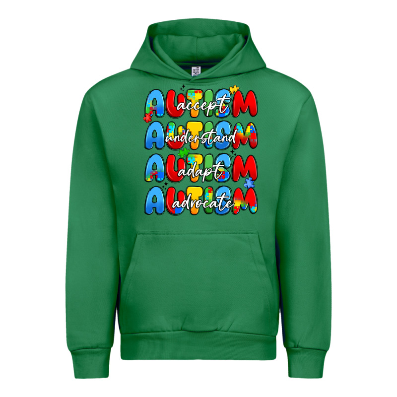 Autism Accept Understand Adopt Advocate Urban Hoodie by JahusDesignShop | Teevron