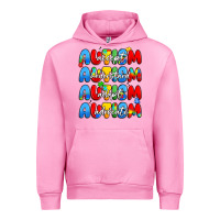 Fuchsia Pink autism accept understand adopt advocate Urban Hoodie - JahusDesignShop