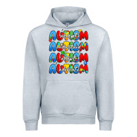 Heather Grey autism accept understand adopt advocate Urban Hoodie - JahusDesignShop