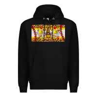 Black softball gnome license plate Premium Hoodie - HRA Design Shop