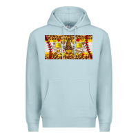 Blue Mist softball gnome license plate Premium Hoodie - HRA Design Shop