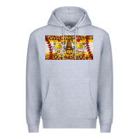 Heather Grey softball gnome license plate Premium Hoodie - HRA Design Shop