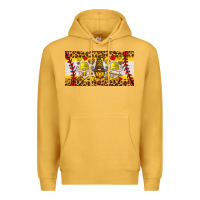 Mustard softball gnome license plate Premium Hoodie - HRA Design Shop