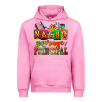 Fuchsia Pink nacho average principal Urban Hoodie - AdoDesignShop