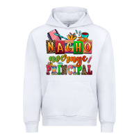 White nacho average principal Urban Hoodie - AdoDesignShop