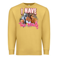 Antique Gold I have two moods sneaker and heels Premium Sweatshirt - RanaPortraitStore