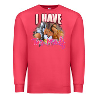 Cardinal I have two moods sneaker and heels Premium Sweatshirt - RanaPortraitStore