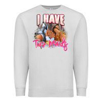 Dove Grey I have two moods sneaker and heels Premium Sweatshirt - RanaPortraitStore