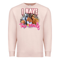 Pale Pink I have two moods sneaker and heels Premium Sweatshirt - RanaPortraitStore