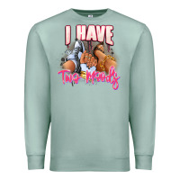 Seafoam I have two moods sneaker and heels Premium Sweatshirt - RanaPortraitStore