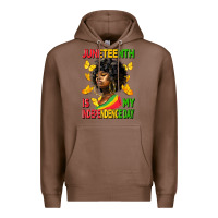 Chestnut juneteenth is my independence day Premium Hoodie - HRA Design Shop