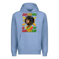 Colony Blue juneteenth is my independence day Premium Hoodie - HRA Design Shop