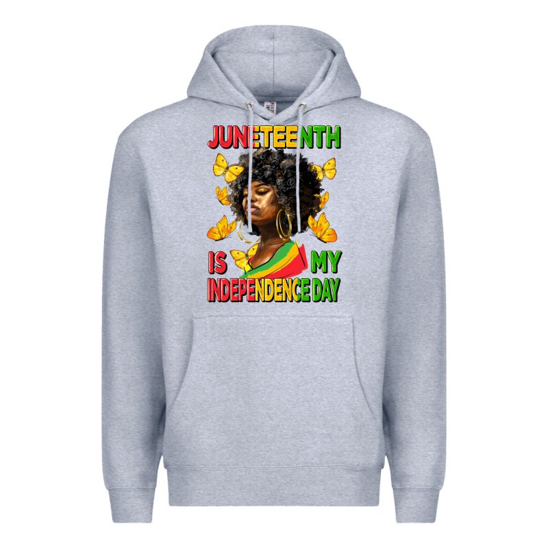 Juneteenth Is My Independence Day Premium Hoodie by HRA Design Shop | Teevron
