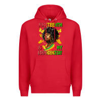 Red juneteenth is my independence day Premium Hoodie - HRA Design Shop