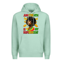 Seafoam juneteenth is my independence day Premium Hoodie - HRA Design Shop