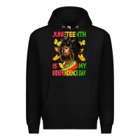 Black juneteenth is my independence day Premium Hoodie - HRA Design Shop