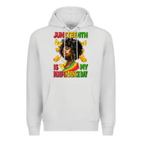 Dove Grey juneteenth is my independence day Premium Hoodie - HRA Design Shop