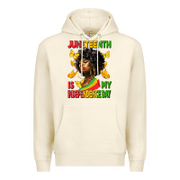 Sandshell juneteenth is my independence day Premium Hoodie - HRA Design Shop