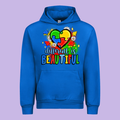 Different Is Beautiful Urban Hoodie Designed By Jahusdesignshop