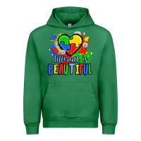 Emerald different is beautiful Urban Hoodie - JahusDesignShop