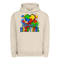 Pigment French Oak different is beautiful Urban Hoodie - JahusDesignShop