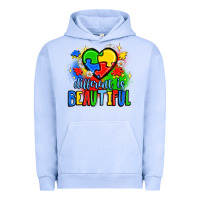 Pigment Grape Ice different is beautiful Urban Hoodie - JahusDesignShop