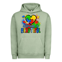 Pigment Oil Green different is beautiful Urban Hoodie - JahusDesignShop