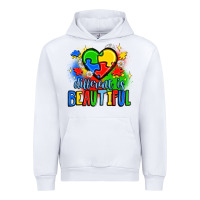 White different is beautiful Urban Hoodie - JahusDesignShop