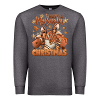 Charcoal Heather Have a melanin Christmas black girl sneakers Premium Sweatshirt - RanaPortraitStore