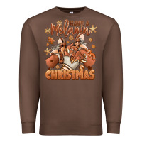 Chestnut Have a melanin Christmas black girl sneakers Premium Sweatshirt - RanaPortraitStore