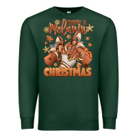Sports Green Have a melanin Christmas black girl sneakers Premium Sweatshirt - RanaPortraitStore